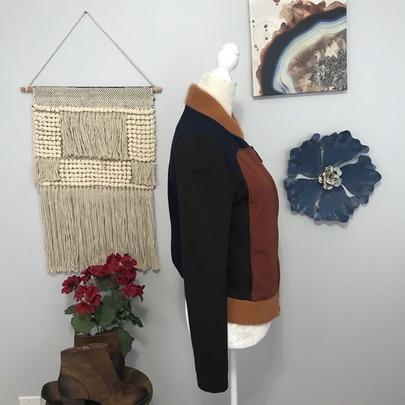 Barneys New York CO-OP Brown and Black Jacket XS - Picture 2 of 7